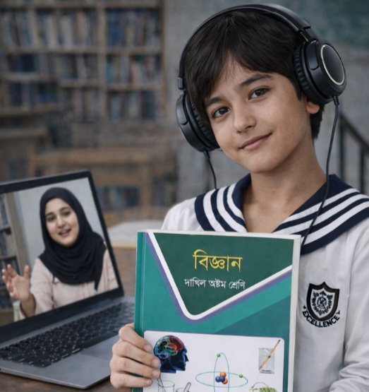 মাধ্যমিক স্তর অষ্টম শ্রেণির শিক্ষার্থী অনলাইন ক্লাসে - Otutor